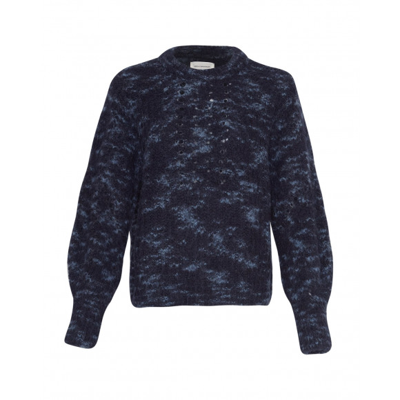 MSCH - Blauw Trui gebreid Blauw L/XL - Maat L/XL