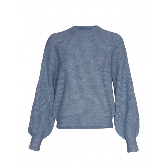 MSCH - Blauw Trui basic Blauw L/XL - Maat L/XL