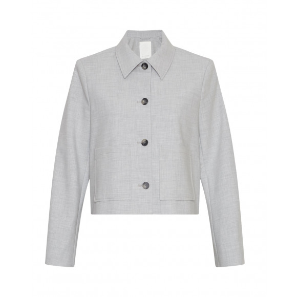 MSCH - Grijs | Dames | Blazer | Grijs | XS | regular | Kamst mode