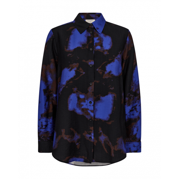 FreeQuent - Zwart Blouse print Zwart S - Maat S