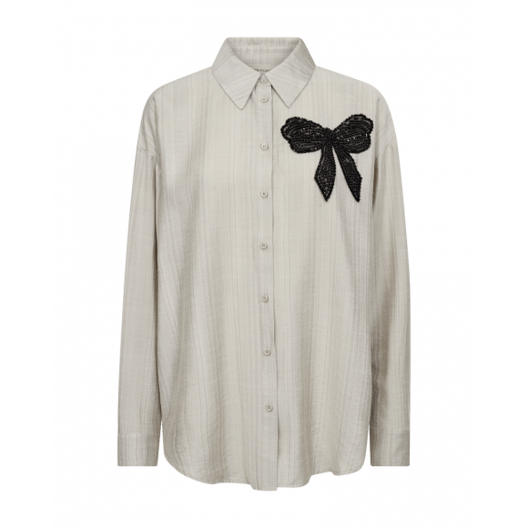 FreeQuent - Wit Blouse strik Wit 4XL