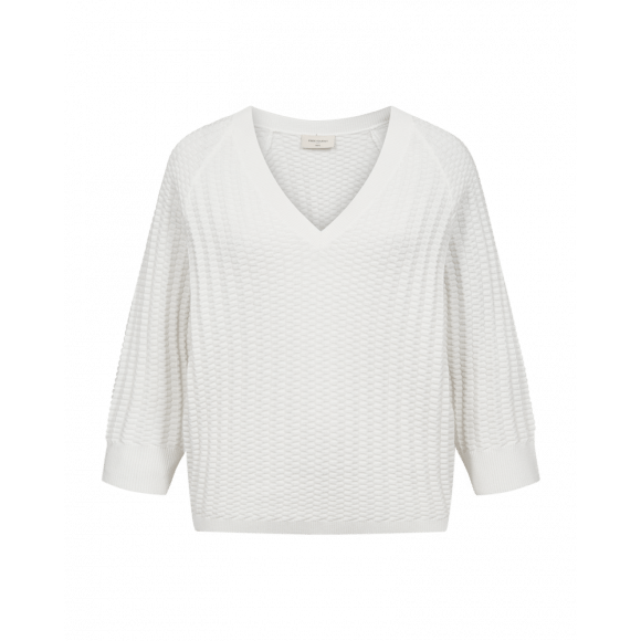 FreeQuent - Off White | Dames | Trui | Off White | XL | regular | Kamst mode