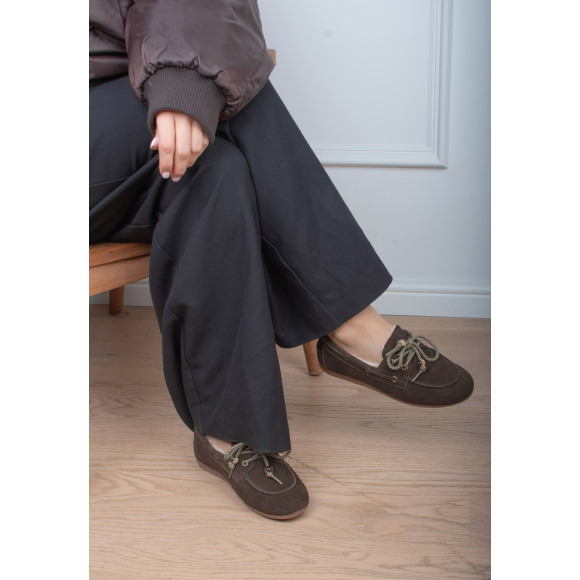 PS Poelman - Chocolade | Home > Schoenen > Loafers | Dames |Chocolade | Kamst mode