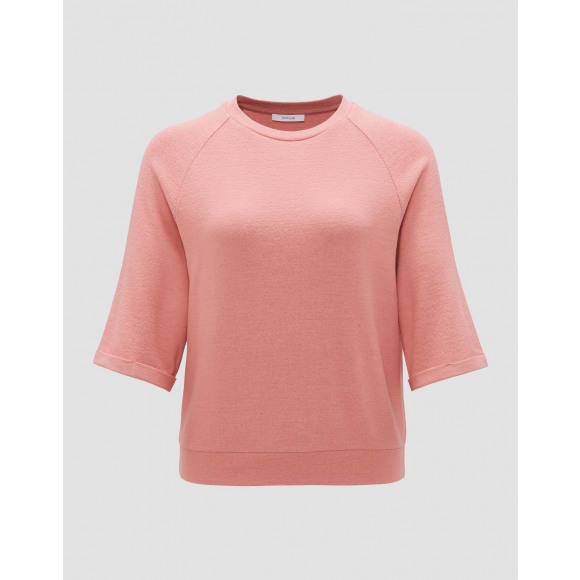 Opus - Roze Soft sweater met 3/4 mouw Roze 36 - Maat 36
