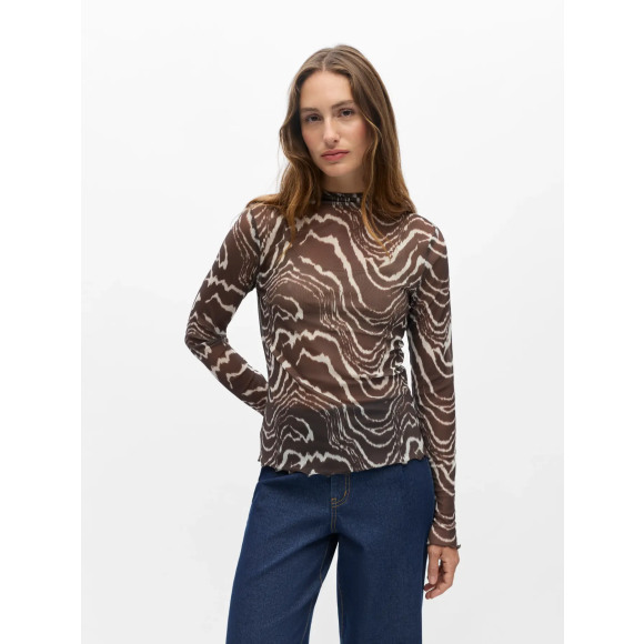 Object - Bruin | Top | Dames |Bruin | Kamst mode