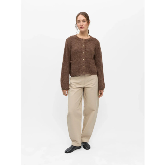 Object - Bruin | Vest | Dames |Bruin | Kamst mode
