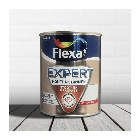 Flexa Flexa Expert Houtlak Binnen Hoogglans Wit
