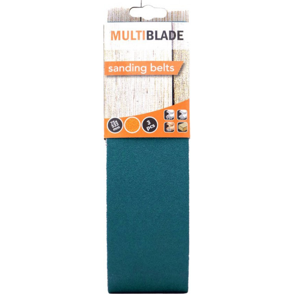 MULTIBLADE Multiblade MB75 schuurband zirconium 75x533mm korrel 80 (3 banden)