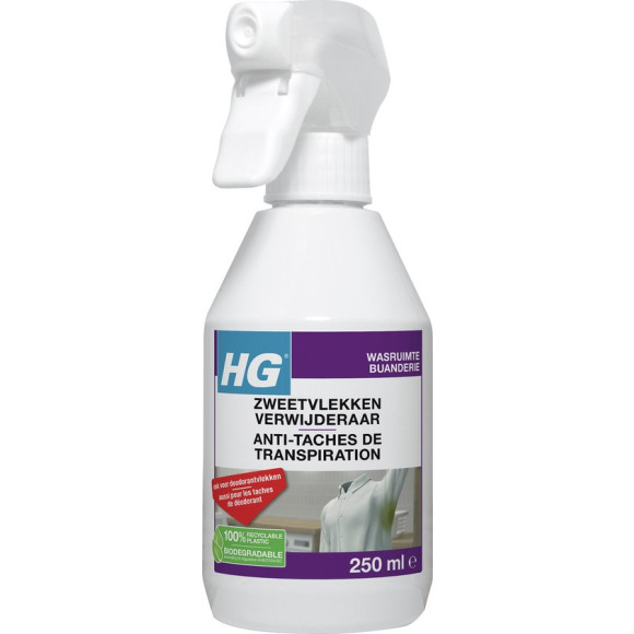 Hg HG Zweet & Deovlekken Verwijderaar 250 ML