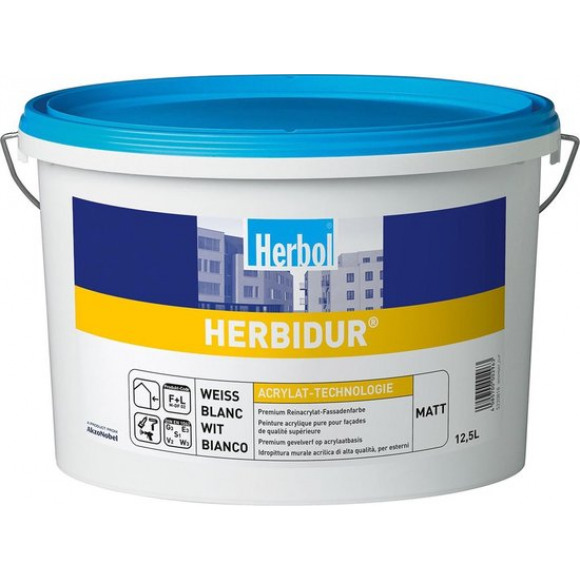 Herbol Herbol Muurverf matt 12,5L Wit 12,50 L