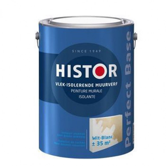 Histor Histor Muurverf Vlekisolerend 5L Wit 5,00 L