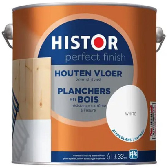 Histor Histor Perfect Finish Houten vloer 2,5L White 2,50 L