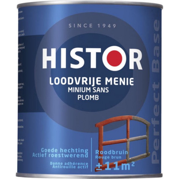 Histor Histor P.B. Loodvrije Menie roodbruin