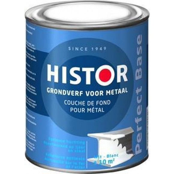 Histor Histor P.B. Grondverf metaal wit 0,75L 750 ML
