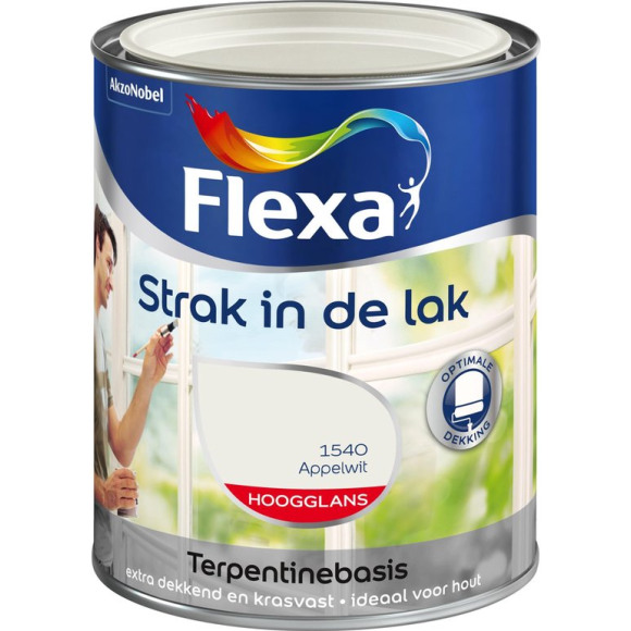 Flexa Flexa Strak In De Lak Alkyd Hoogglans Appelwit 1540 1540 250 ML