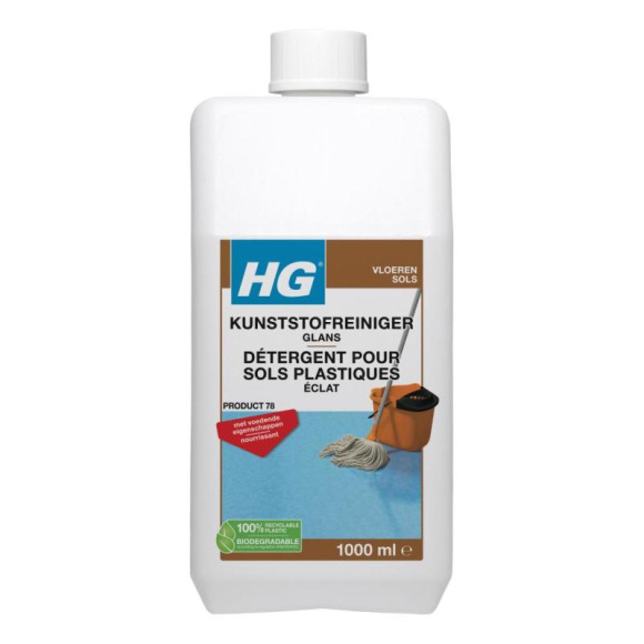 Hg HG Kunststof Vloeren Glansreiniger 1,00 L