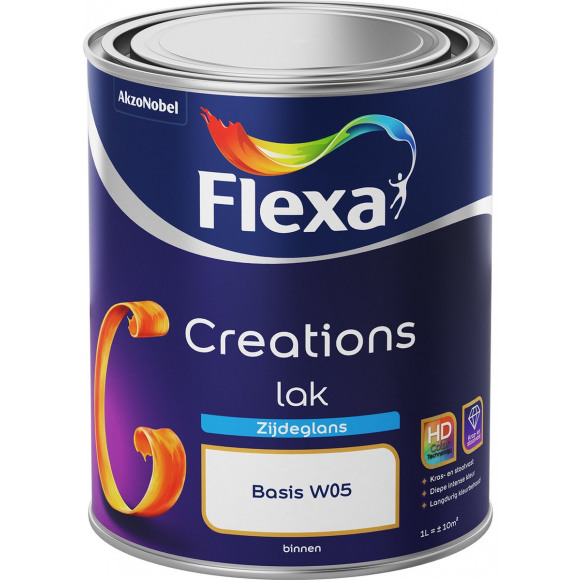 Flexa Flexa Creations Lak Zijdeglans W05 1L 1,00 L