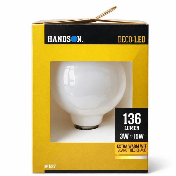 Partijhandel Partijhandel Handson Deco-Led 136 Lumen E27 extra warm wit