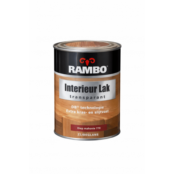 RAMBO Rambo Interieurlak transp. ZG 770 0.75L Diep mahonie 750 ML