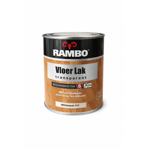 RAMBO Rambo Vloerlak transp. 777 0.75L Wit 750 ML