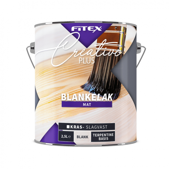 Fitex Creative+ Blanke Lak Mat 2,5 liter Blank 2,50 L