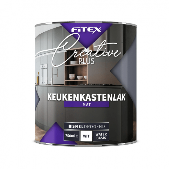 Fitex Creative+ Keukenkastenlak Mat Wit 750 ml Wit 750 ML