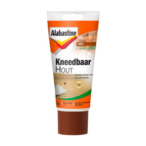 Alabastine Alabastine Kneedbaarhout naturel/vuren 0.2KG 200 GR