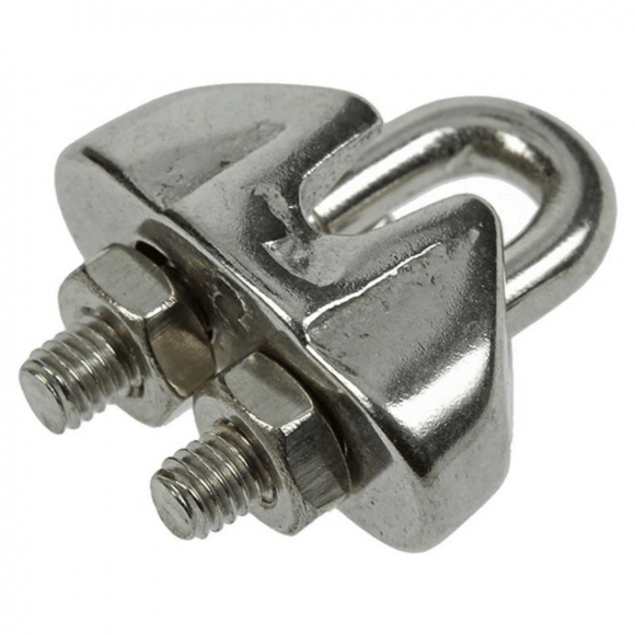 Mack RVS Staaldraadklem 4 stuks 4 - 6 mm 4-6 MM 4ST