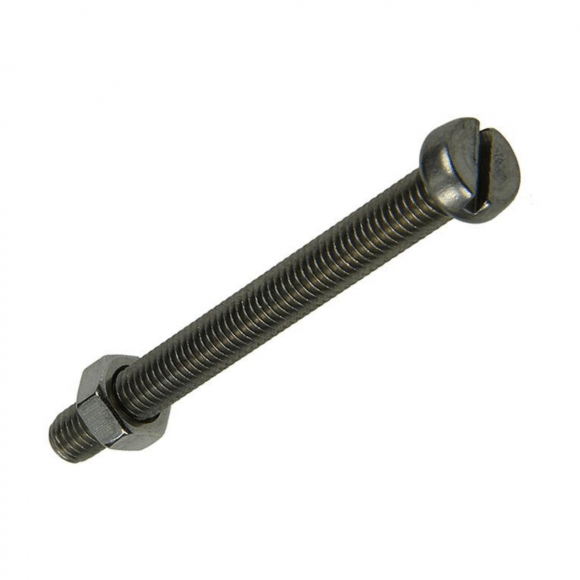 Mack RVS Metaalschroef Met Moer 4 stuks M5 x 50 mm M5 x 50 MM 4 ST