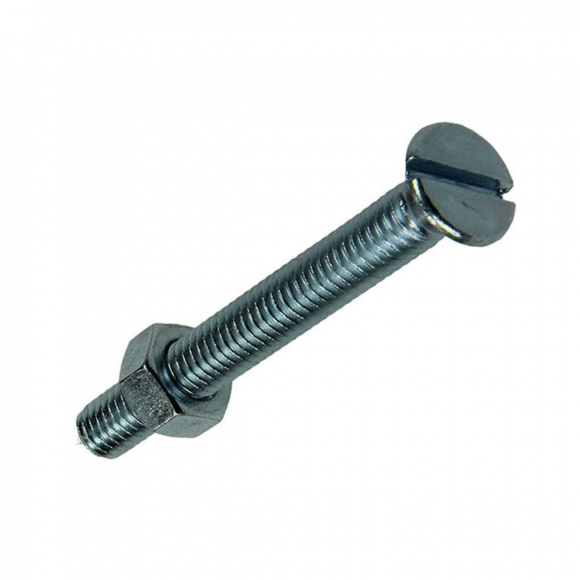 Mack Metaalschroef Met Moer 10 stuks M5 x 40 mm M5 x 40 MM 10 ST