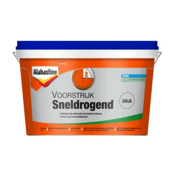 Alabastine Sneldrogende Voorstrijk Grijs 2,5 liter 2,50 L