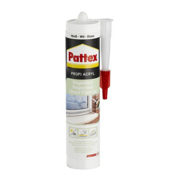 Pattex Pattex Acrylaatkit Regenvast Wit Wit 310 ml