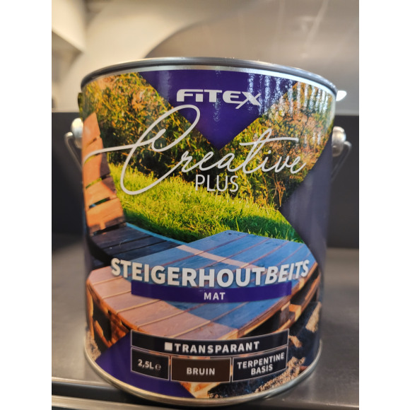 Fitex Fitex Creative+ Steigerhoutbeits Bruin