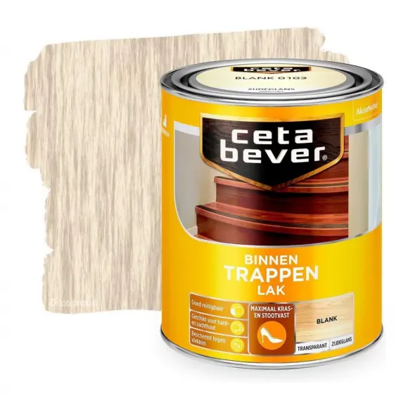 Cetabever CetaBever Binnen Trappenlak Anti-Slip Blank Blank 750 ML