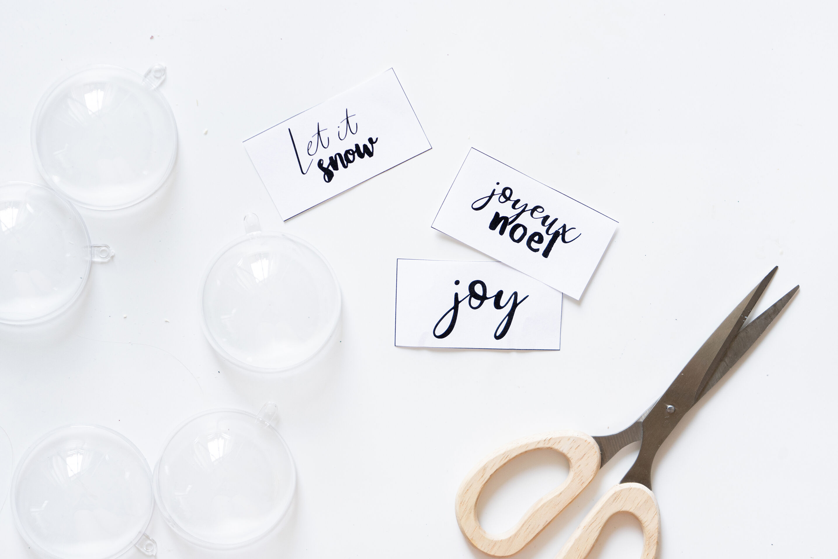 diy boules de noël étape 1