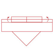 Technique de pliage coeur