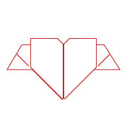 Technique de pliage coeur