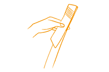 Strikken de vierlussige platstrik stap 1 Strikken de vierlussige platstrik stap 1