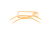 Strikken de zeslussige platstrik stap 2