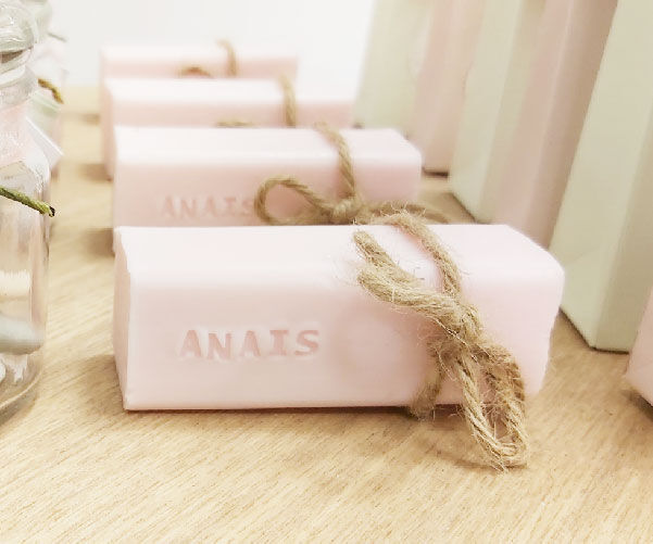 pimpen naam stempel zeep