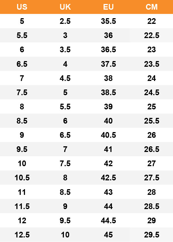 nike zoom fly size guide