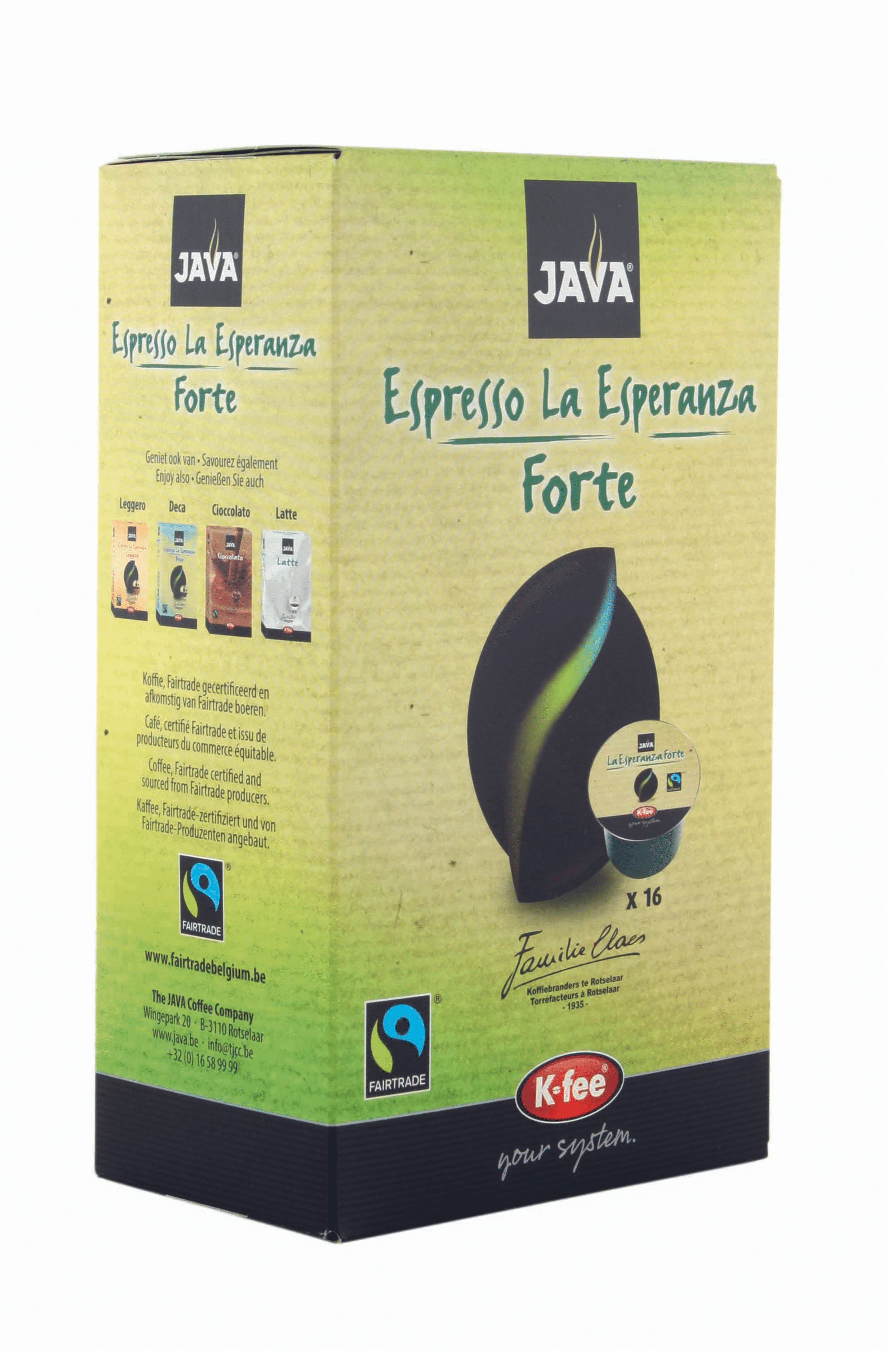 JAVA koffiecapsules Forte