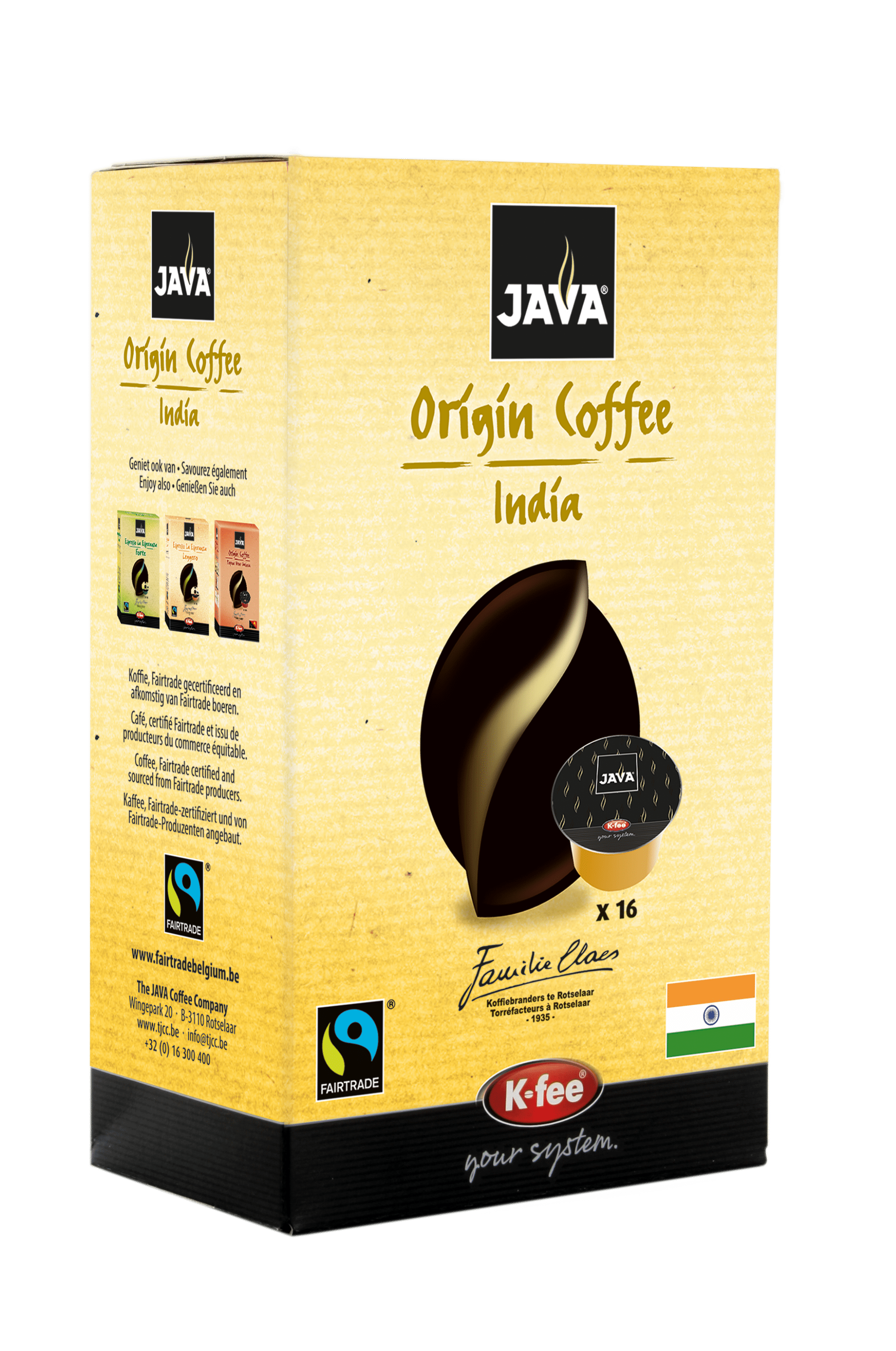 JAVA koffiecapsule India