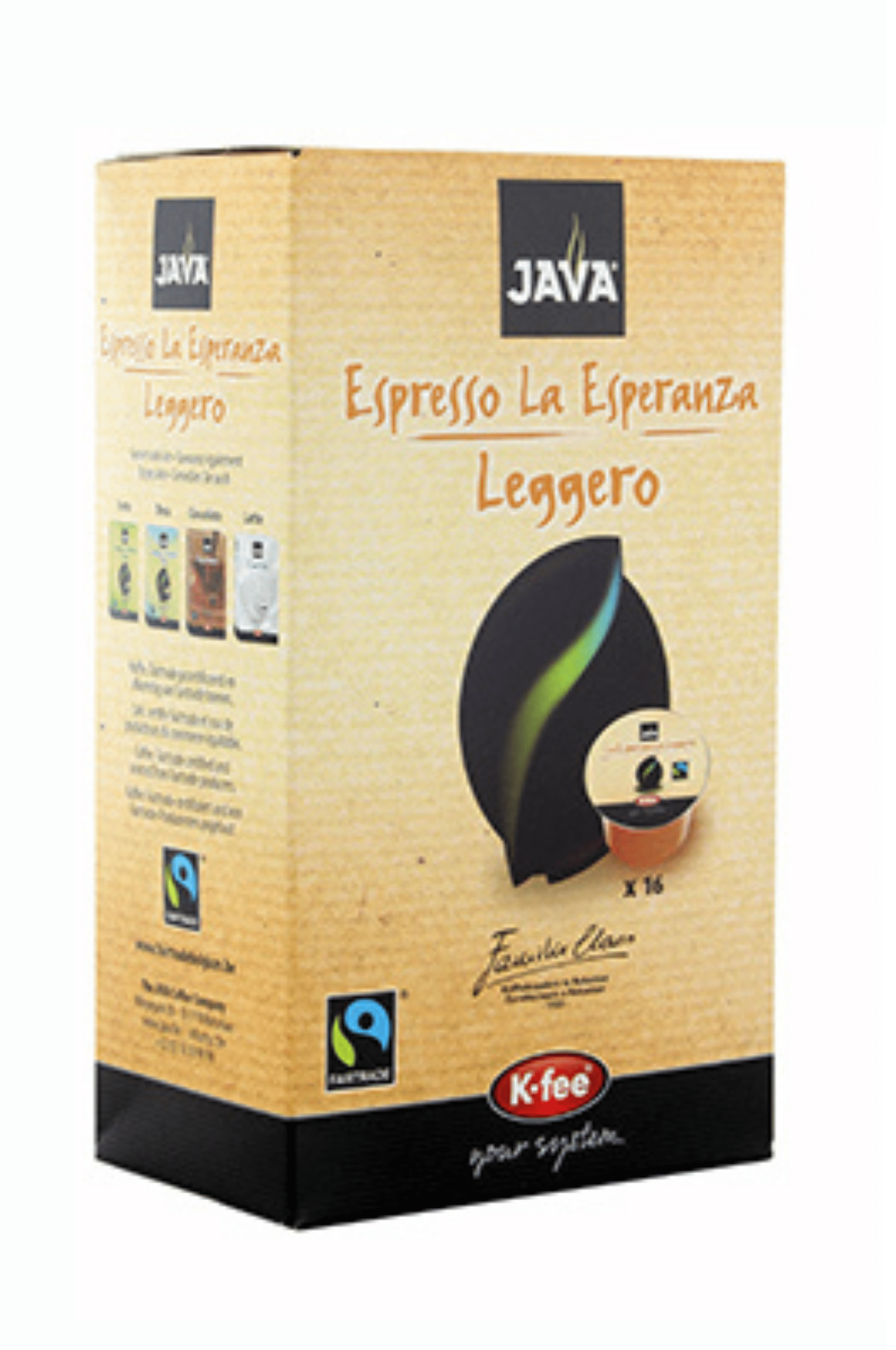 JAVA koffiecapsules Leggero