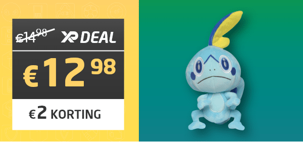 Pokémon - Sobble Pluche 20cm - Wicked Cool Toys