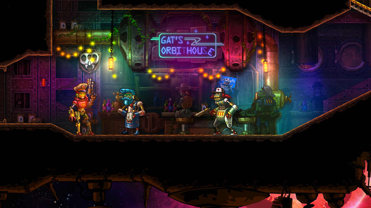 Screenshot van SteamWorld Heist