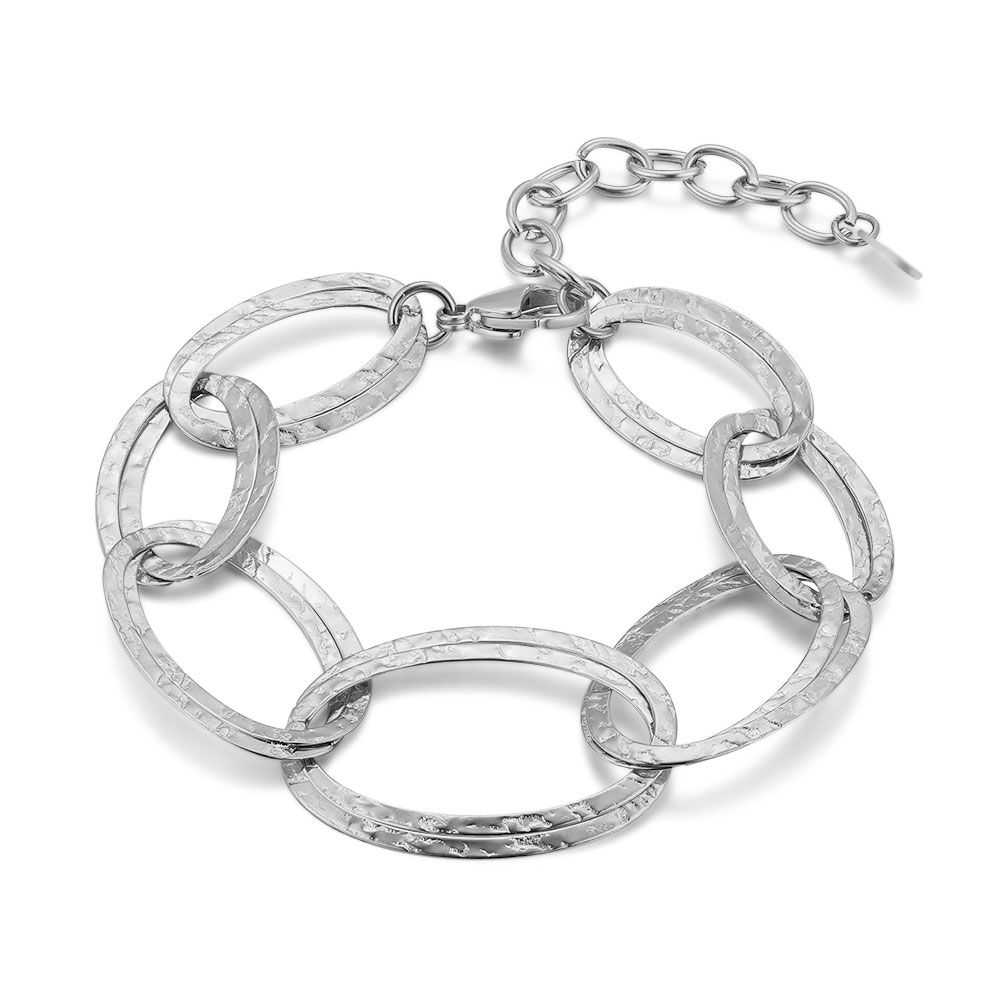 Bracelet Blanc Brillant Avec Nœud Unique - Style élégant Et Raffiné - Neuf Avec étiquettes