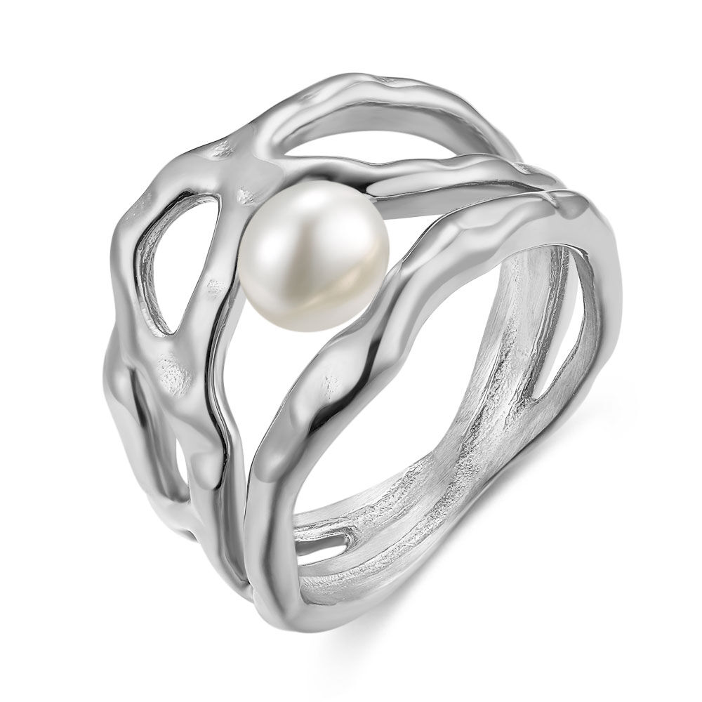 Bague En Argent 925 Avec Cristaux Multicolores – Taille 54 (57), Occasion En Bon état