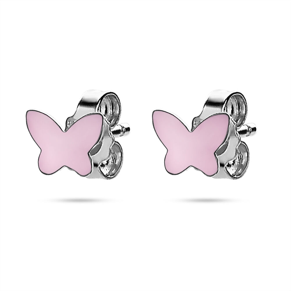Boucles d'oreilles papillon fin - Boucles d'oreilles - Bijou ambre et