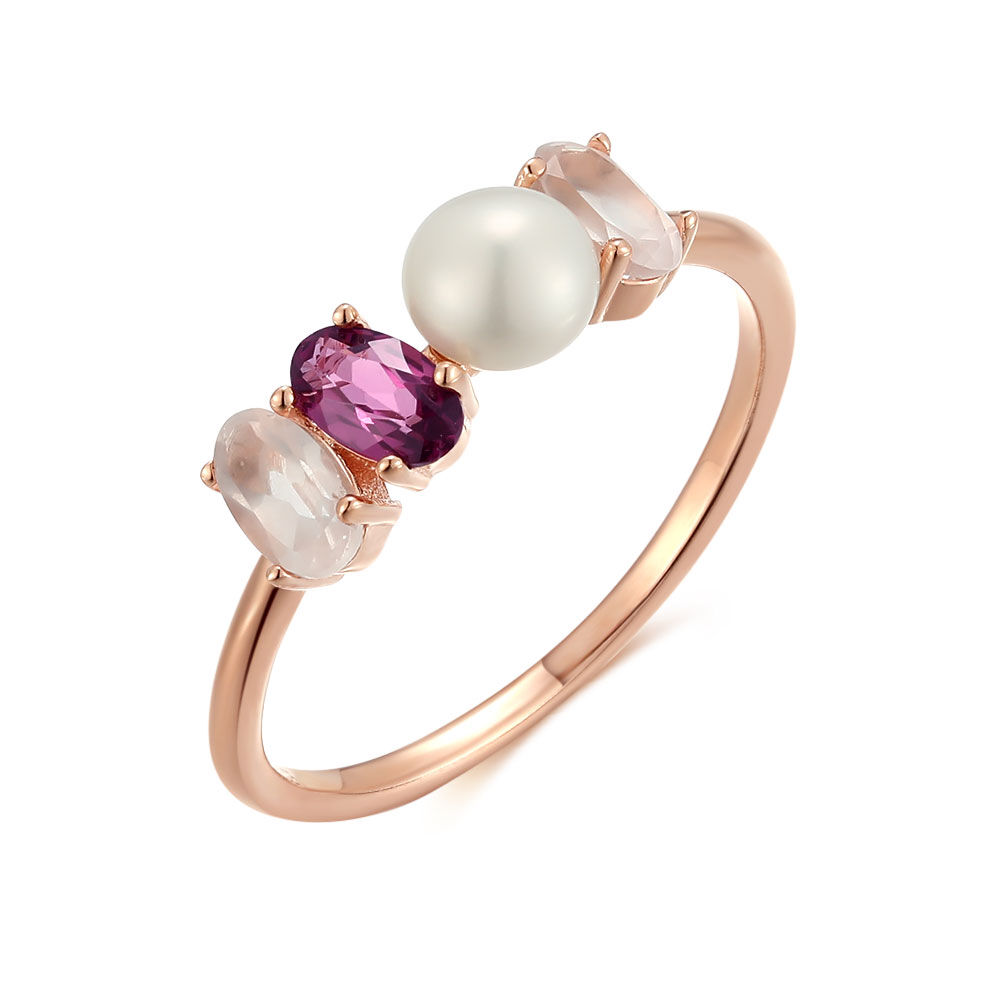 Bague Argent Sertie D'un Gros Diamant Rose Cz - Taille 60, 25 Mm, 19 Grammes - Marque Dolly-Bijoux